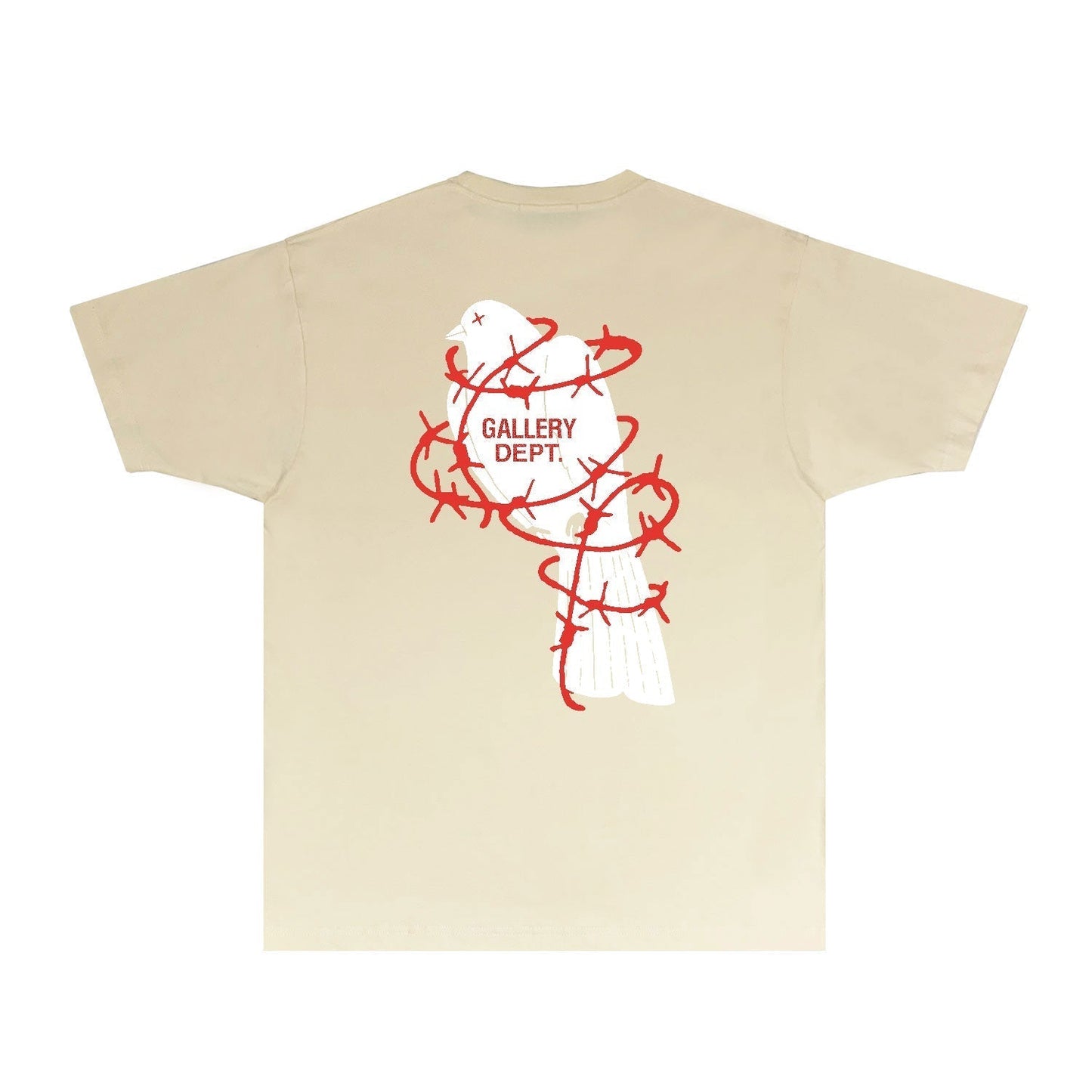 Gallery Dept T Shirt Retro Printed Loose Short-Sleeved Shirt (part2)