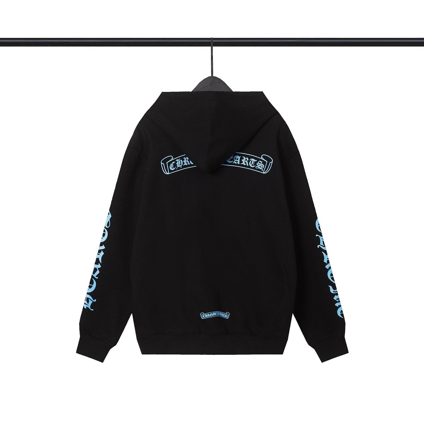 Chrome Heart HoodieCH Premium Lightning Blue Zipper Hooded Sweater Jacket Cardigan