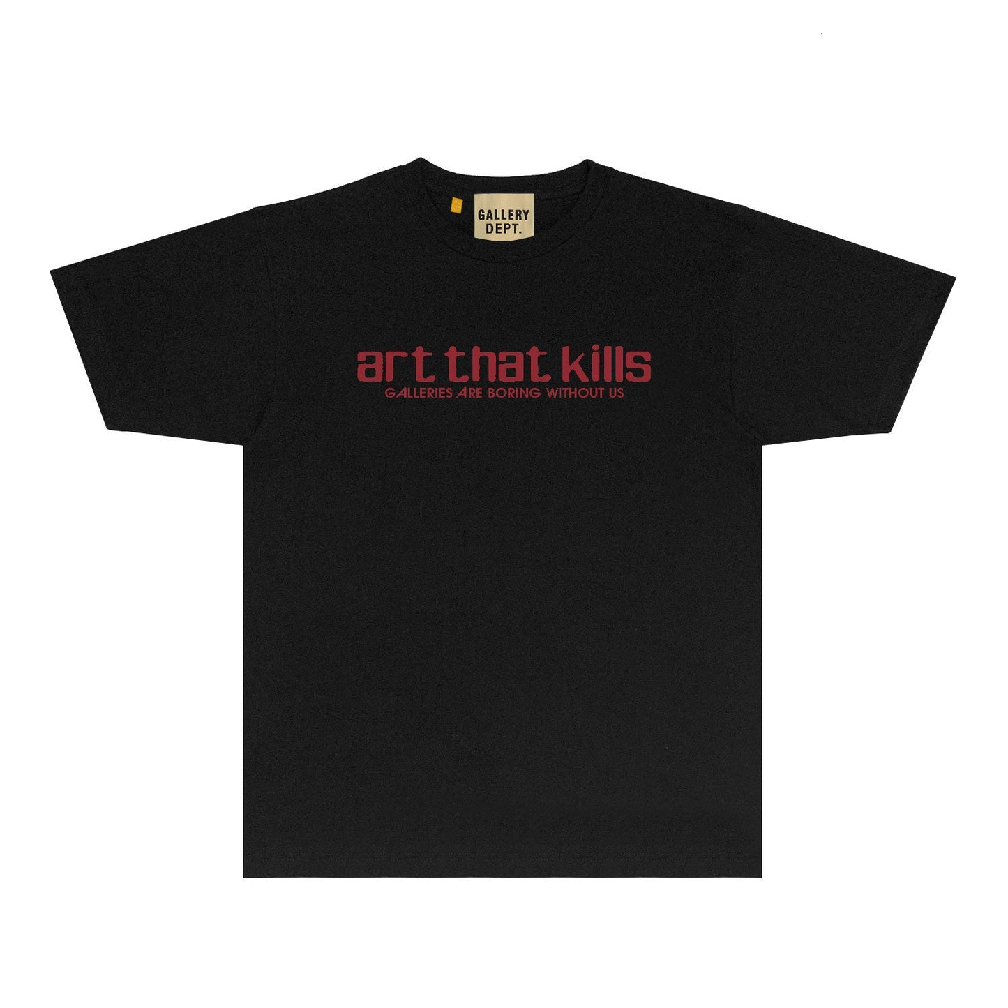 Gallery Dept T Shirt Retro Printed Loose Short-Sleeved Shirt